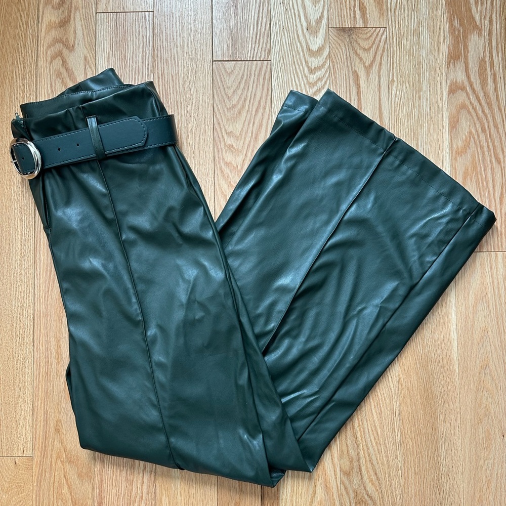 Baggy “leather” pants